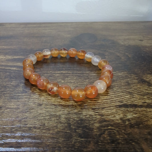 Red Agate 8mm Bracelet