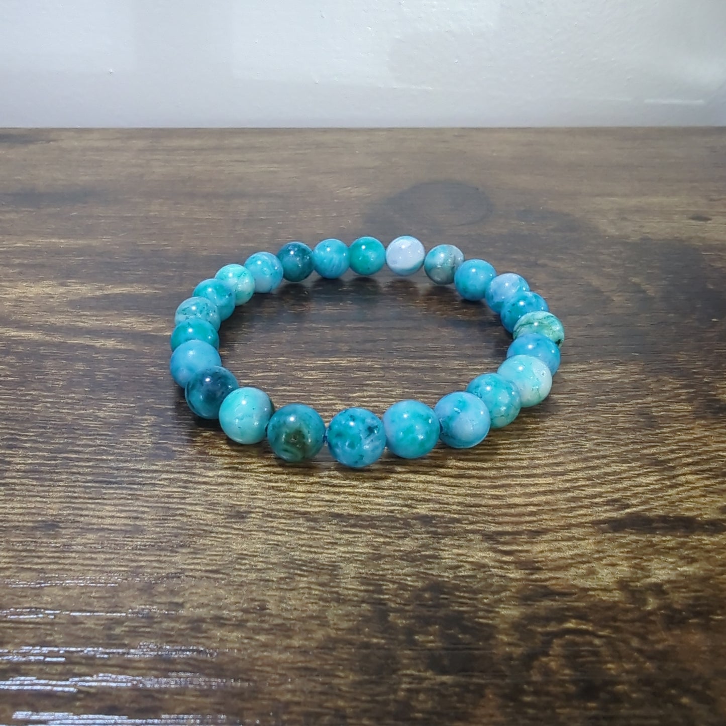 Hemimorphite  8mm Bracelet