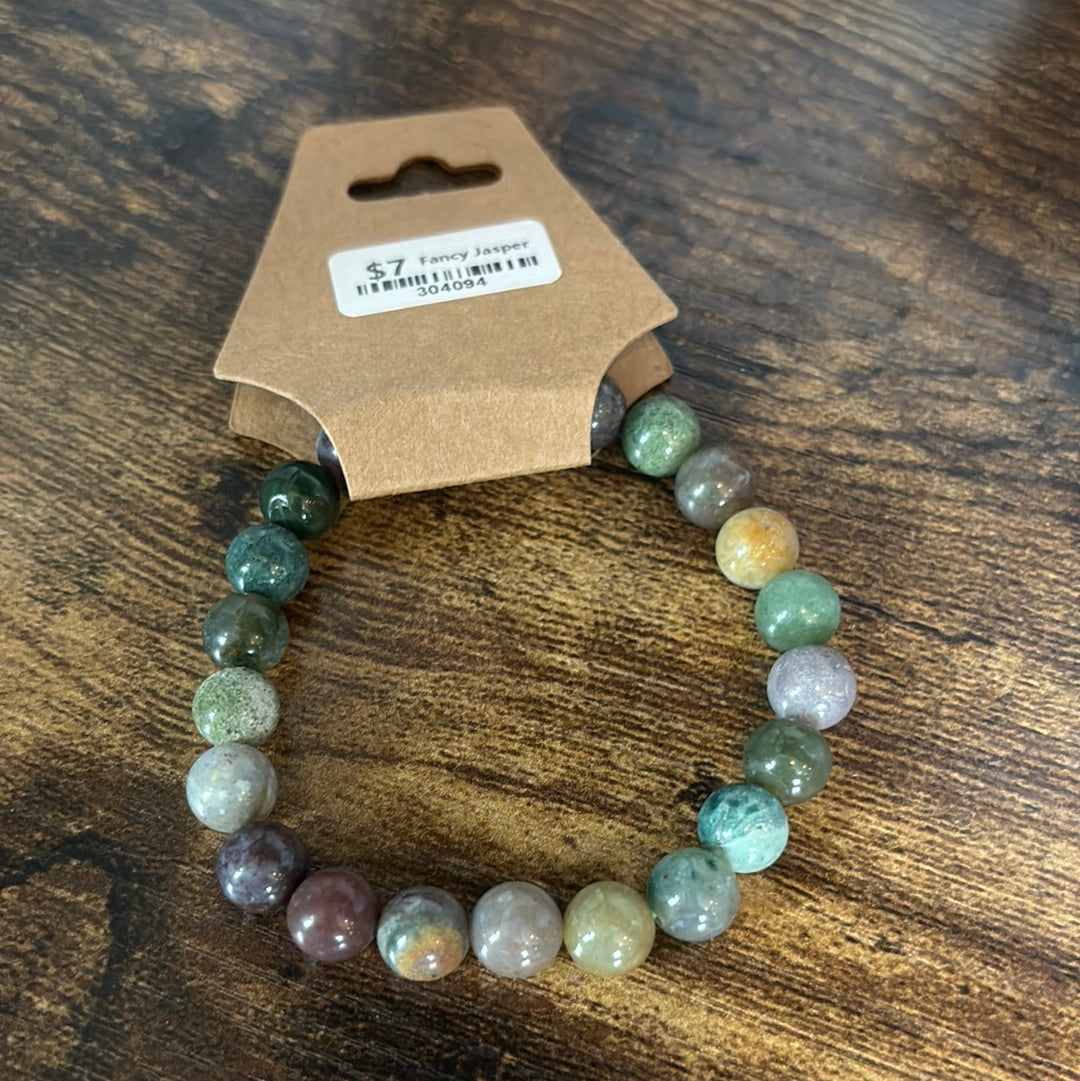 Fancy Jasper 8mm Bracelet