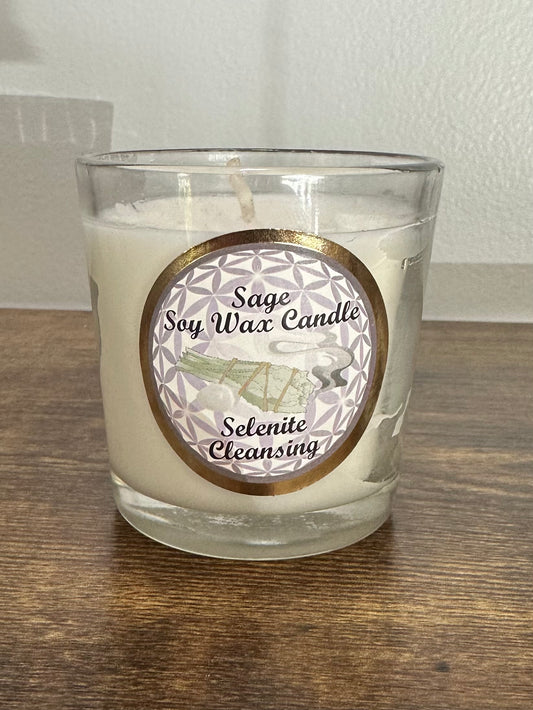 Soy Wax Candle-Sage