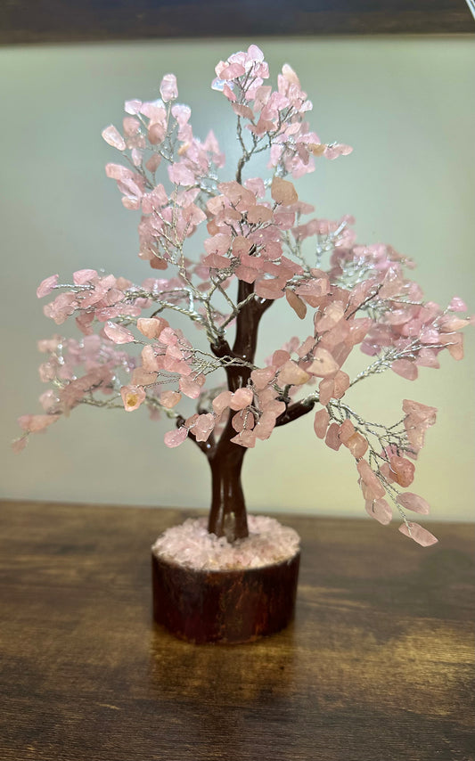 Rose Quartz Tree - Lg 500 beads