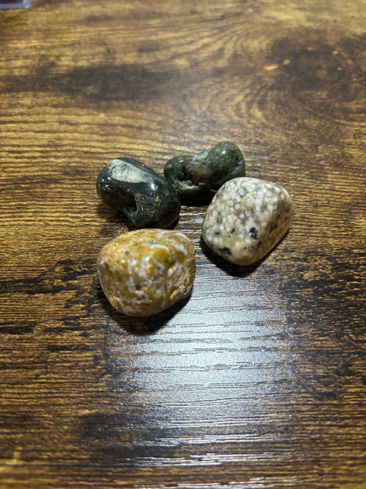 Ocean Jasper Tumbled Stone