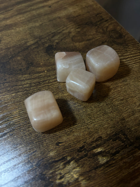 Honey Calcite Tumbled Stone