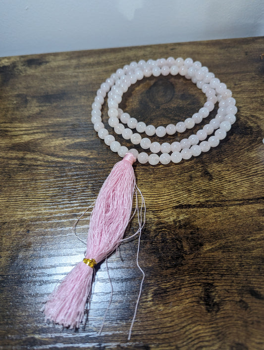 Japamala Rose Quartz Necklace