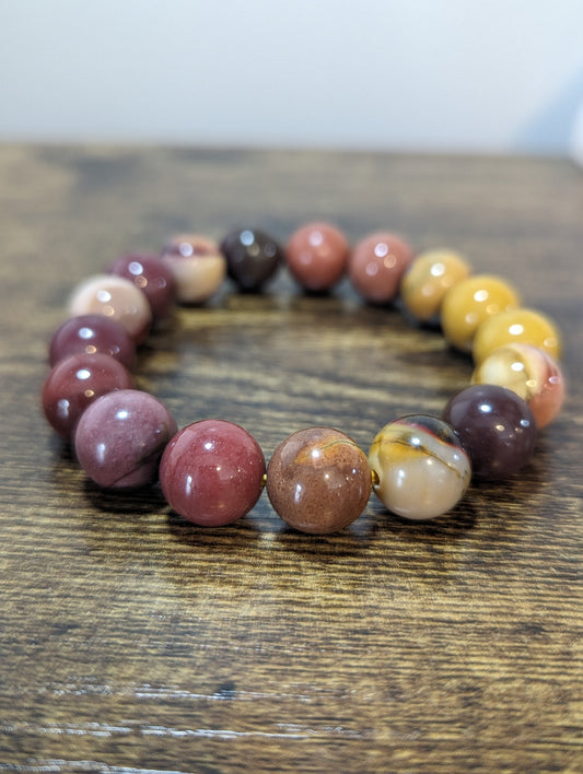 Mookaite  12mm Bracelet