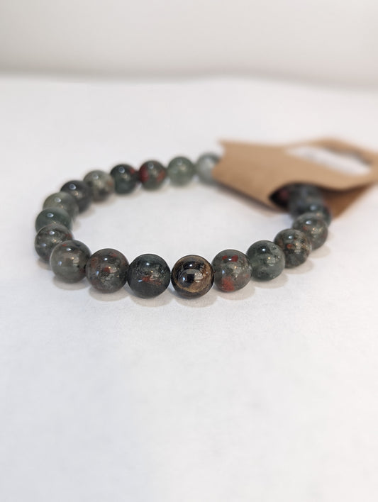 Seftonite - African Bloodstone 8mm Bracelet