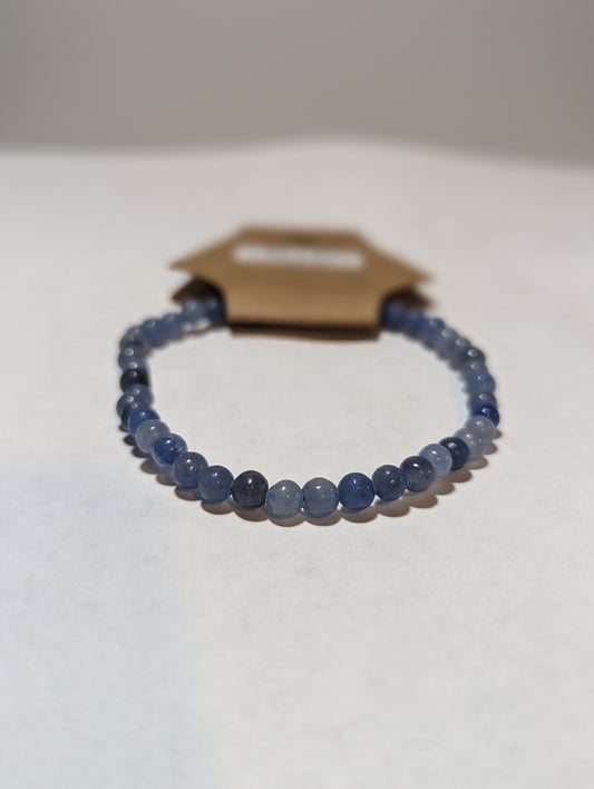 Blue Aventurine 4mm Bracelet