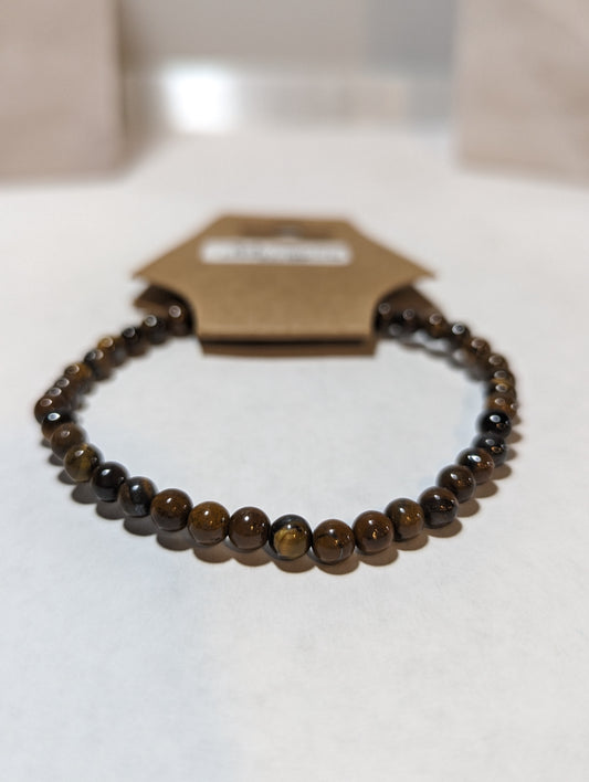 Yellow Tiger Eye 4mm Bracelet