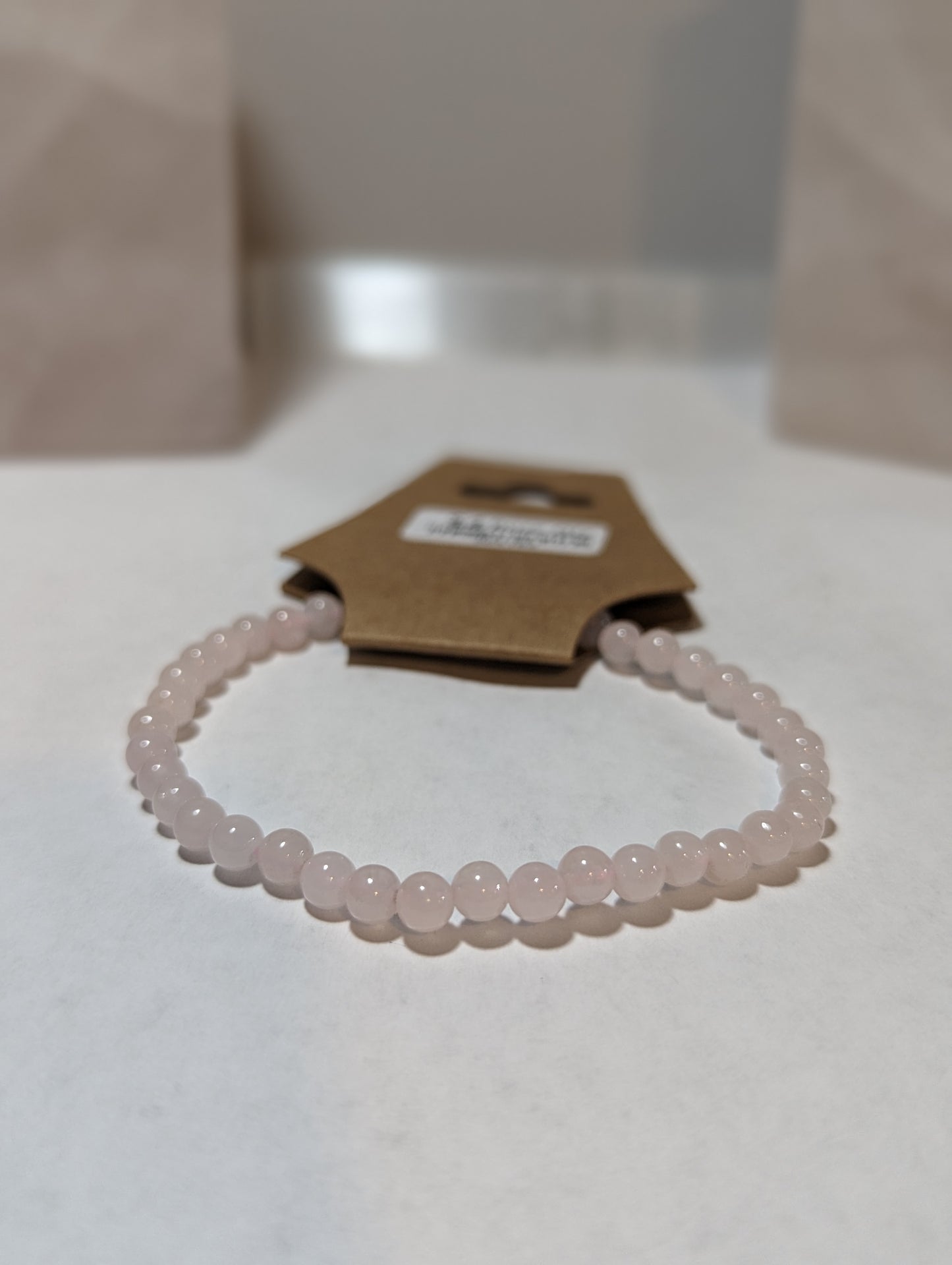 Rose Quartz 4mm Bracelet