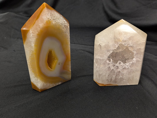 Agate Natural Polished Point Lg