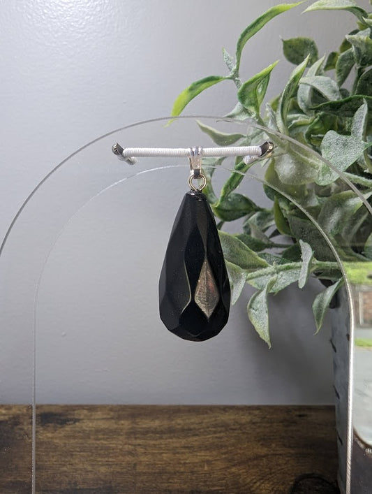 Shungite Drop Pendant