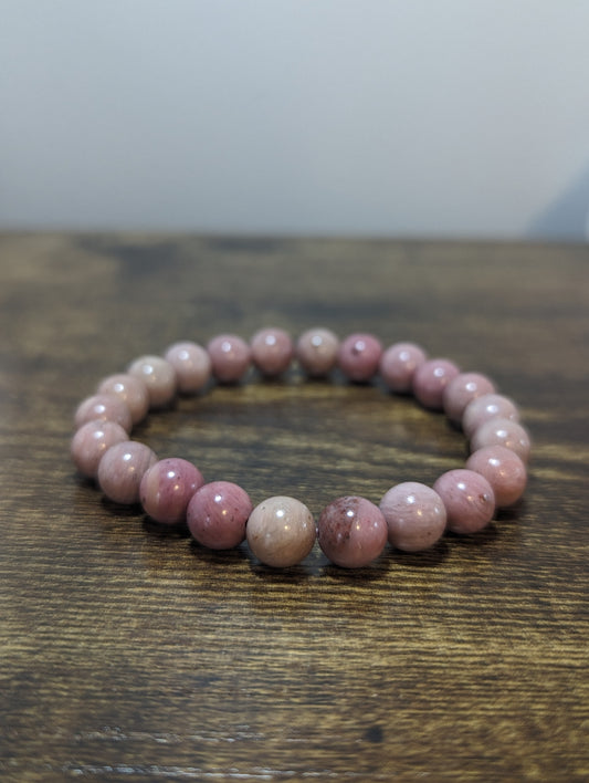 Rhodonite 8mm Bracelet